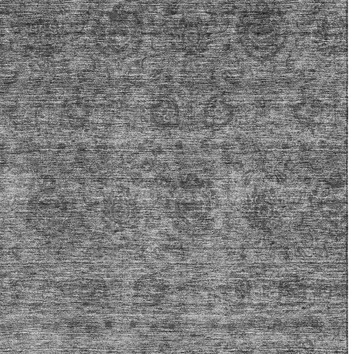 10' X 14' Abstract Washable Area Rug With UV Protection (688105) - Gray / Silver