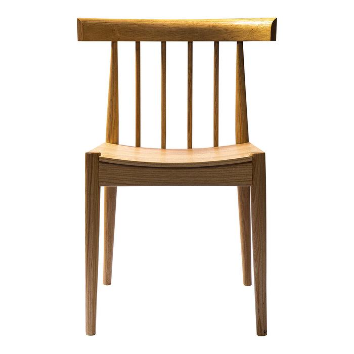 Wood Slat Back Dining Side Chair - Natural