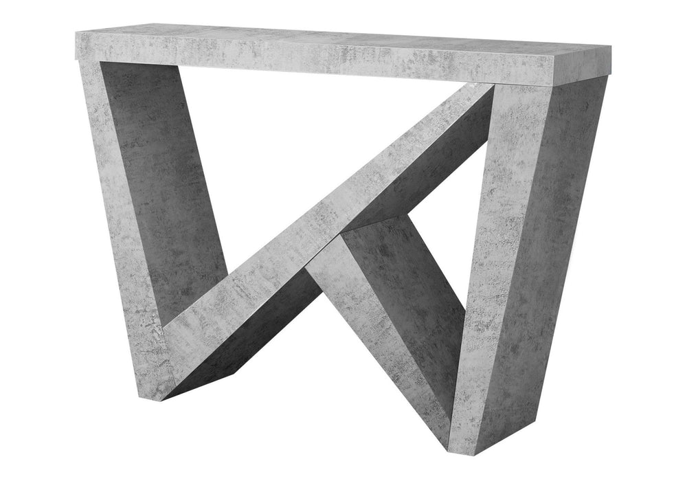 Abstract Console Table - Gray