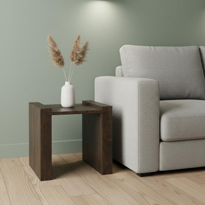 Solid Wood Wood Tray Table - Espresso / Brown
