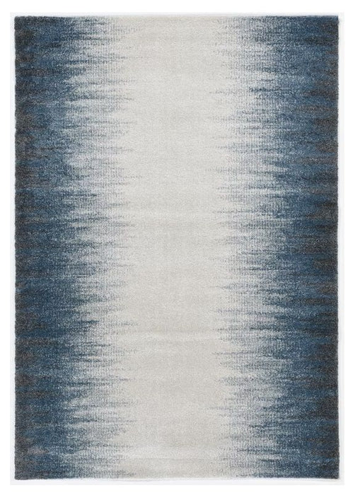 8' x 11' Ombre Area Rug - Ivory And Blue