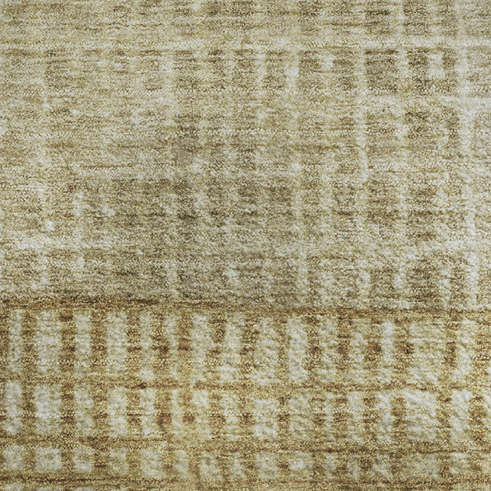 10' X 14' Geometric Washable Area Rug With UV Protection (705017) - Brown / Beige