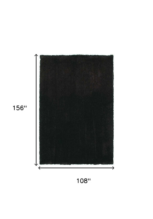 9' x 13' Polyester Area Rug - Espresso