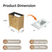 Giga folding floor cabinet with ceramic sink, space-saving vanity unit showing sleek design and white ceramic basin.