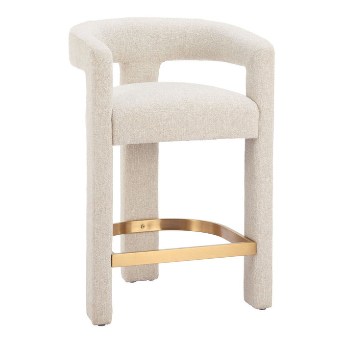 Fabric Bar Chair - Beige