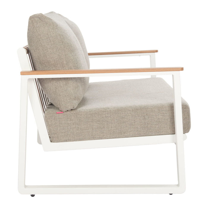56" Polypropylene Sofa - White