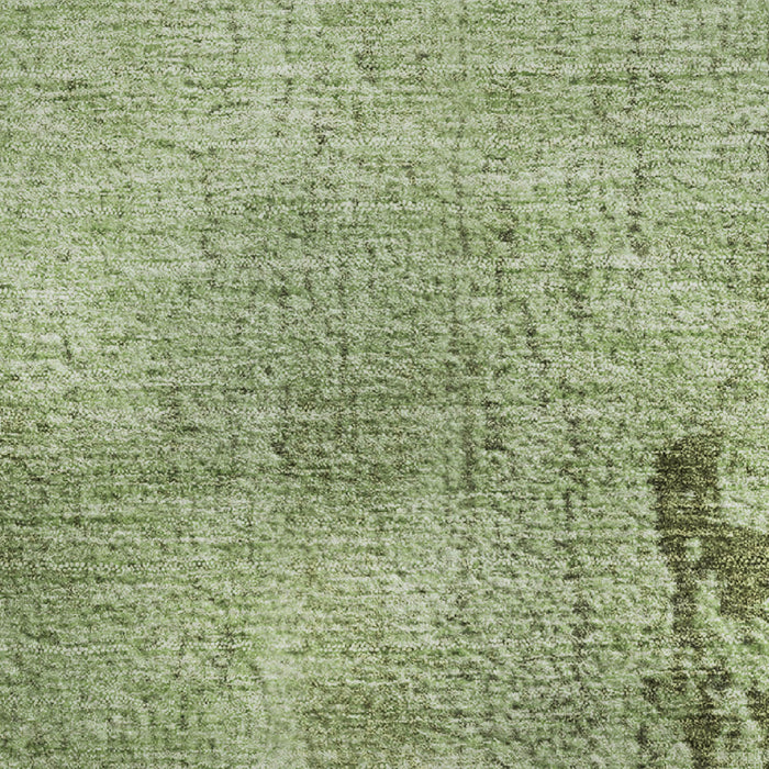 10' X 14' Abstract Washable Area Rug With UV Protection (707839) - Artichoke Green / Beige