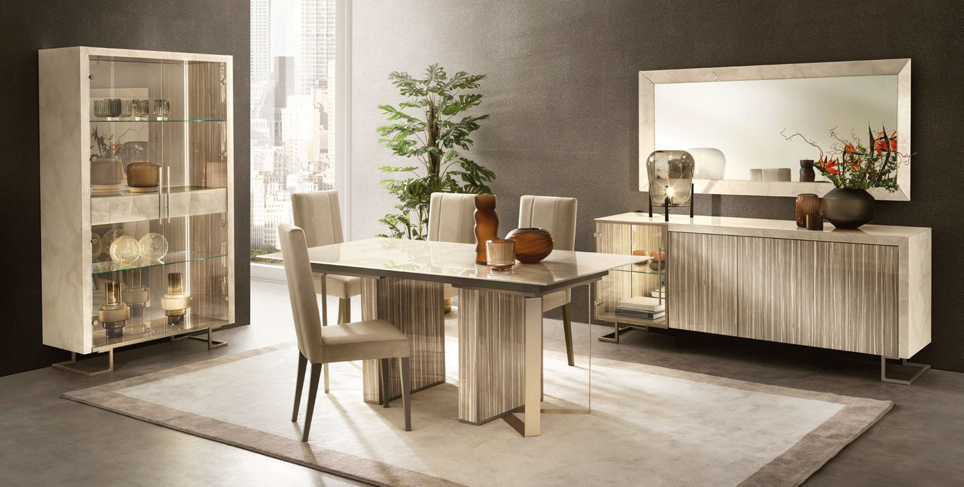Luce - 2 Door Cabinet With Drawer - Beige