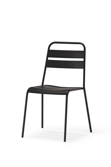 Faux Leather Dining Room Side Chairs (Set of 4) - Gray