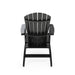 Giga Adirondack chair made of durable HDPE poly lumber, perfect for poolside, patio, or garden relaxation.