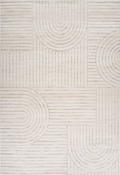 9' X 12' Abstract Area Rug (619351) - Cream / Beige