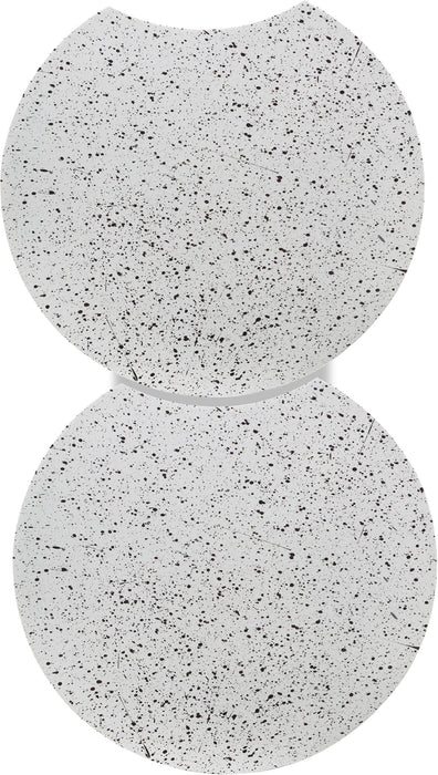 Dimple - 2 Piece Modular End Table - Terazzo Finish