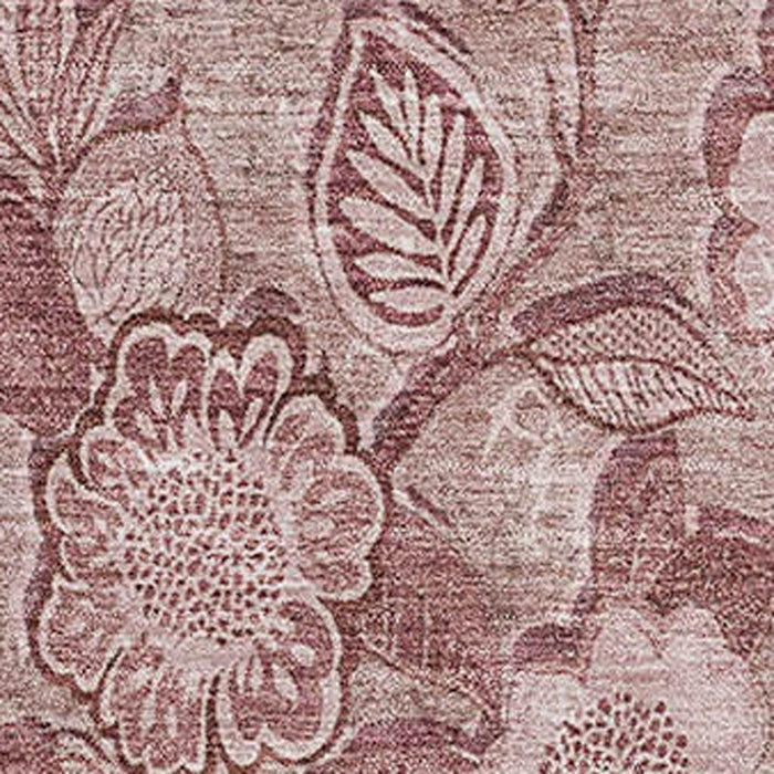10' X 14' Floral Washable Area Rug With UV Protection (708778) - Blush / Pink