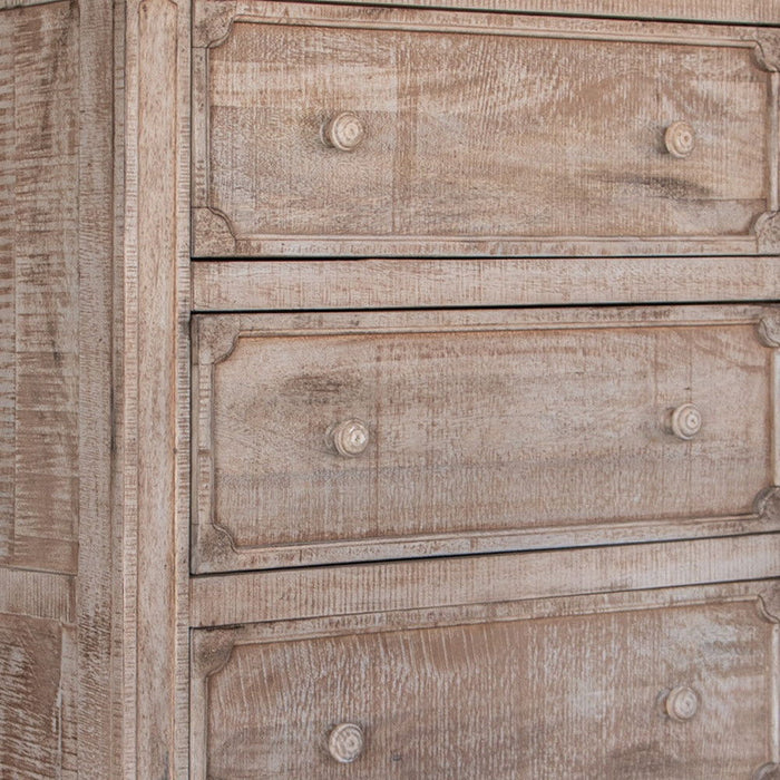 Solid Wood Four Drawer Chest - Natural