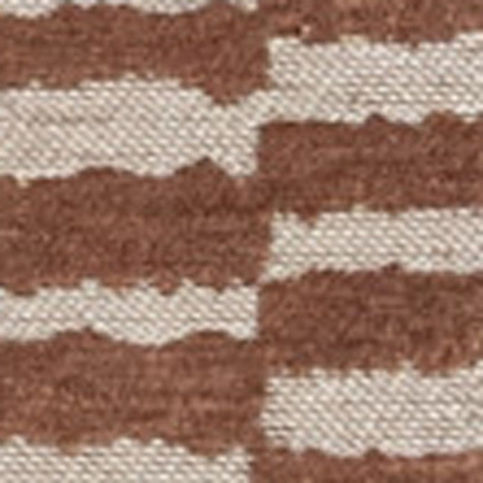 9' X 13' Geometric Berber Washable Area Rug With UV Protection (610025) - Brown / Beige