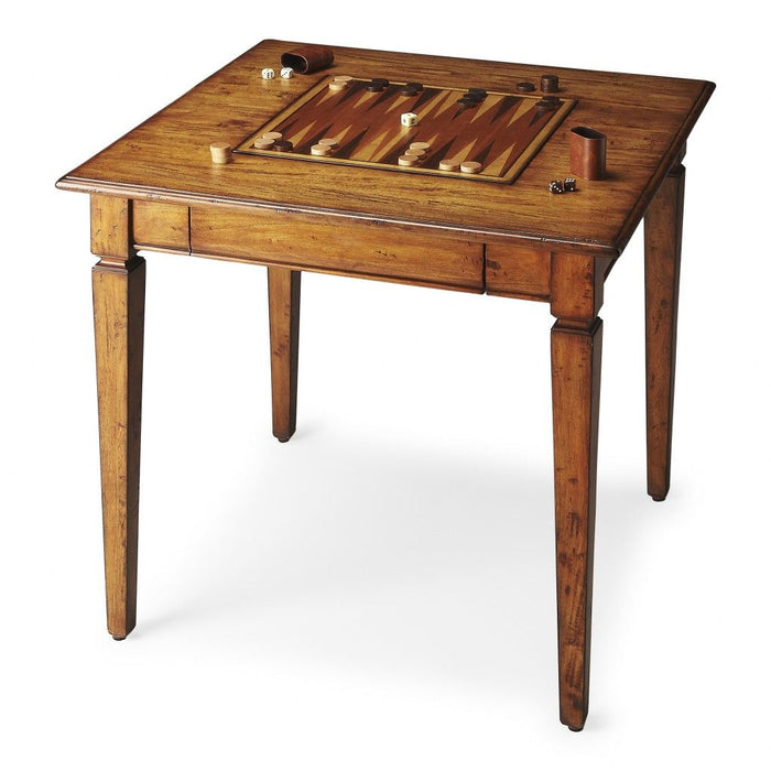 Rustic Game Table - Light Brown