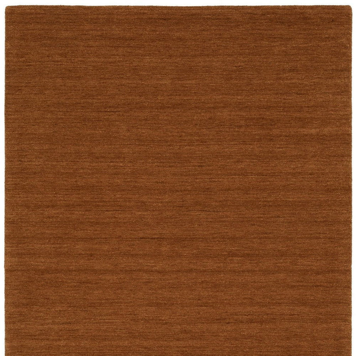 10' X 13' Wool Hand Tufted Area Rug - Rust