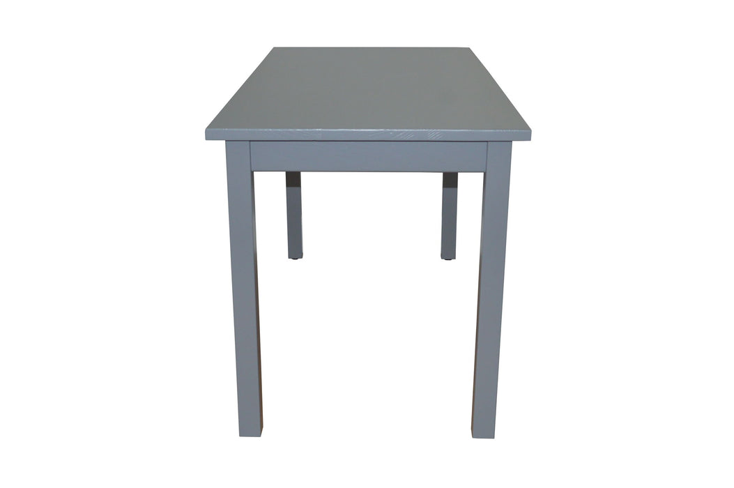 60" Solid Wood Dining Room Table - Gray