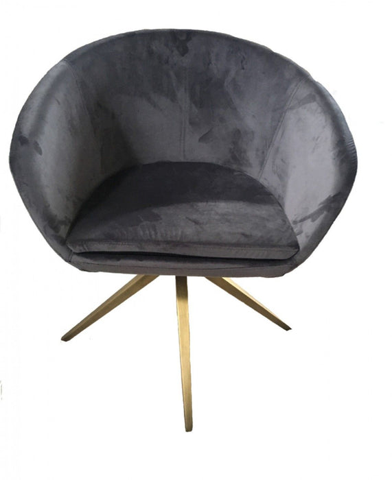 Velved Dining Chair - Gray