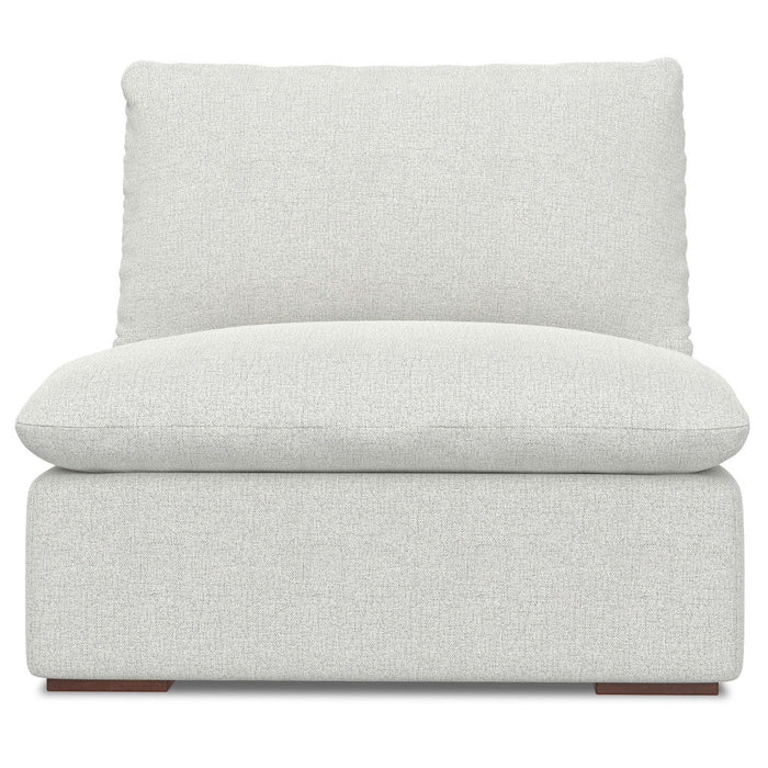 36" Fabric Arm Chair - Gray / Brown