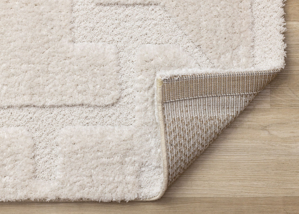8' X 11' Geometric Area Rug (661268) - Cream / Ivory