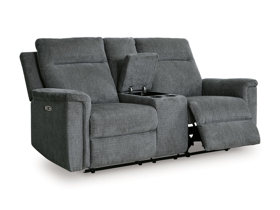 Barnsana - Dbl Power Reclining Loveseat With Console