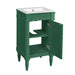 Giga bathroom vanity with sink, storage cabinet with door, compact freestanding design, ideal for modern bathrooms.