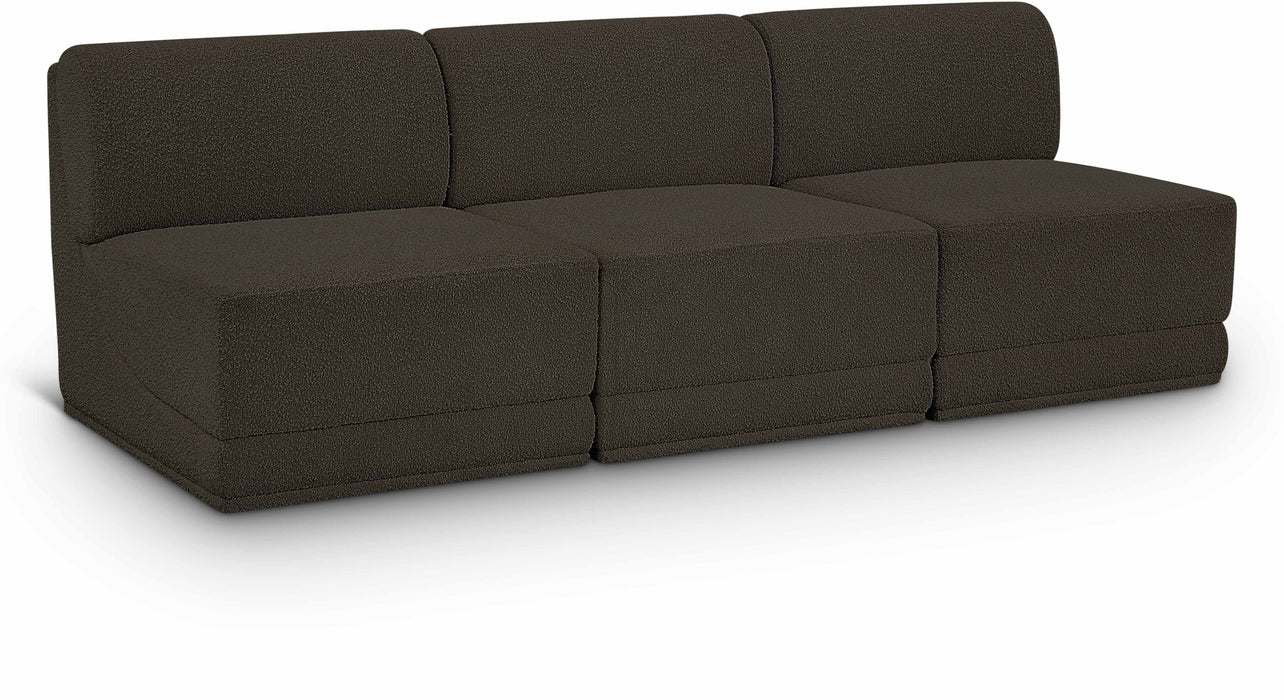 Armless Module Sofa Ollie - 3 Seat Armless Modular Sofa — Sleeper Sofas by Z Furniture