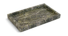 Marble tray by Meridian Furniture featuring a sleek, genuine marble surface with polished edges for elegant serving and display.