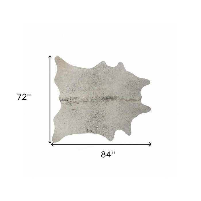 72" x 84" Cowhide - Rug - Gray