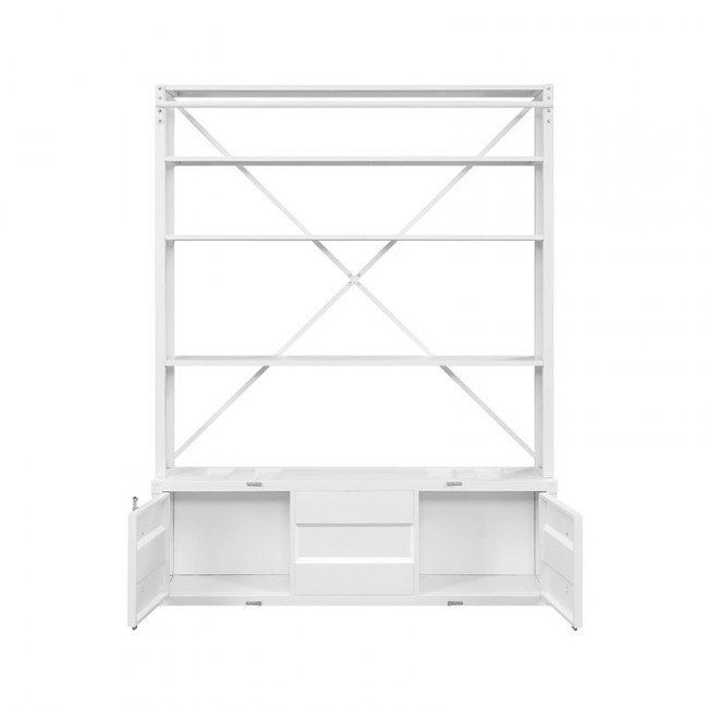 Three Tier Bookcase (486286) - White
