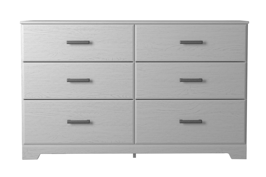 Stelsie - Six Drawer Dresser - White