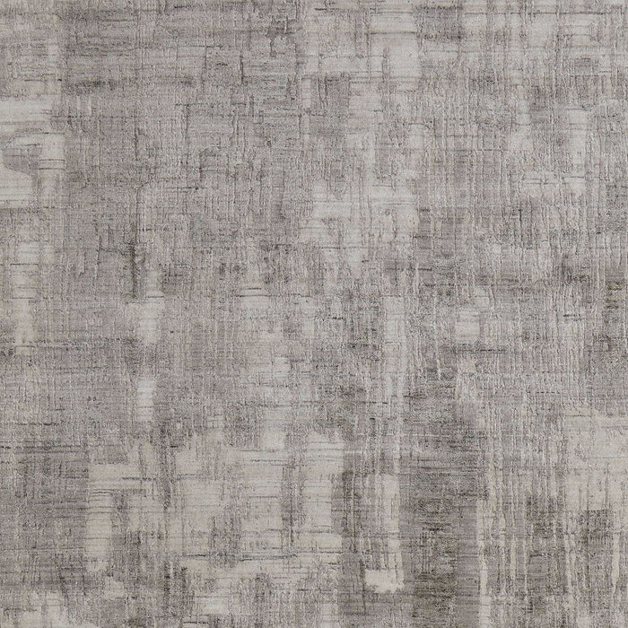 12' X 15' Abstract Hand Woven Distressed Area Rug - Gray / Ivory