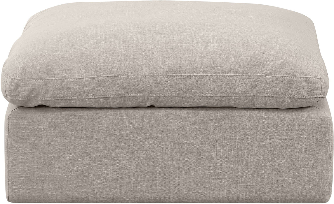 Indulge - Linen Ottoman