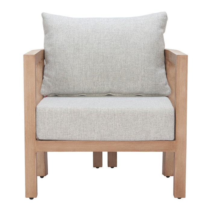 29" Modern Upholstered Arm Chair - Gray