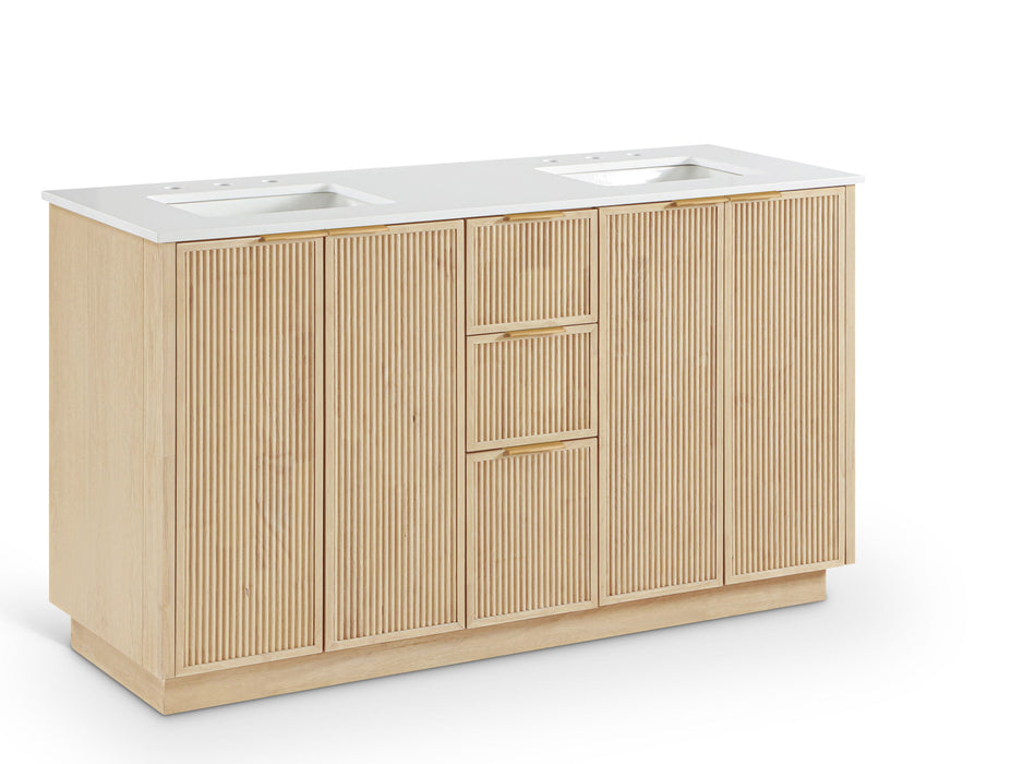 Willard - Engineered Stone And Solid Wood Bathroom Vanity