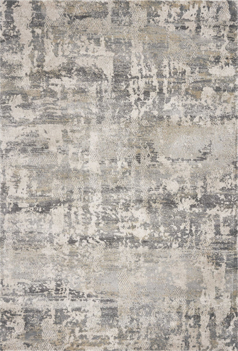 8' x 13' Abstract Area Rug - Shade Of Gray