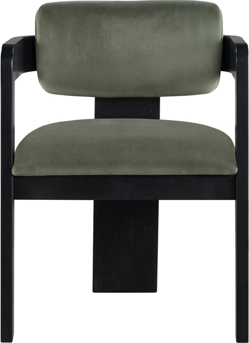 Sacha - Velvet Dining Chair With Black Base (Set of 2)