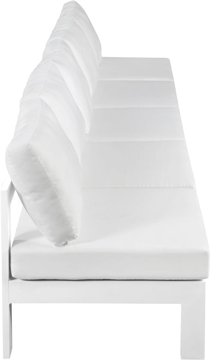 Nizuc - Outdoor Patio Modular Sofa Armless - White