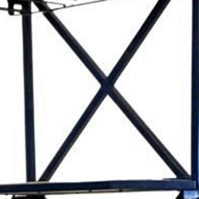 20.5" X 58" X 71" Half - Bike Bar - Blue