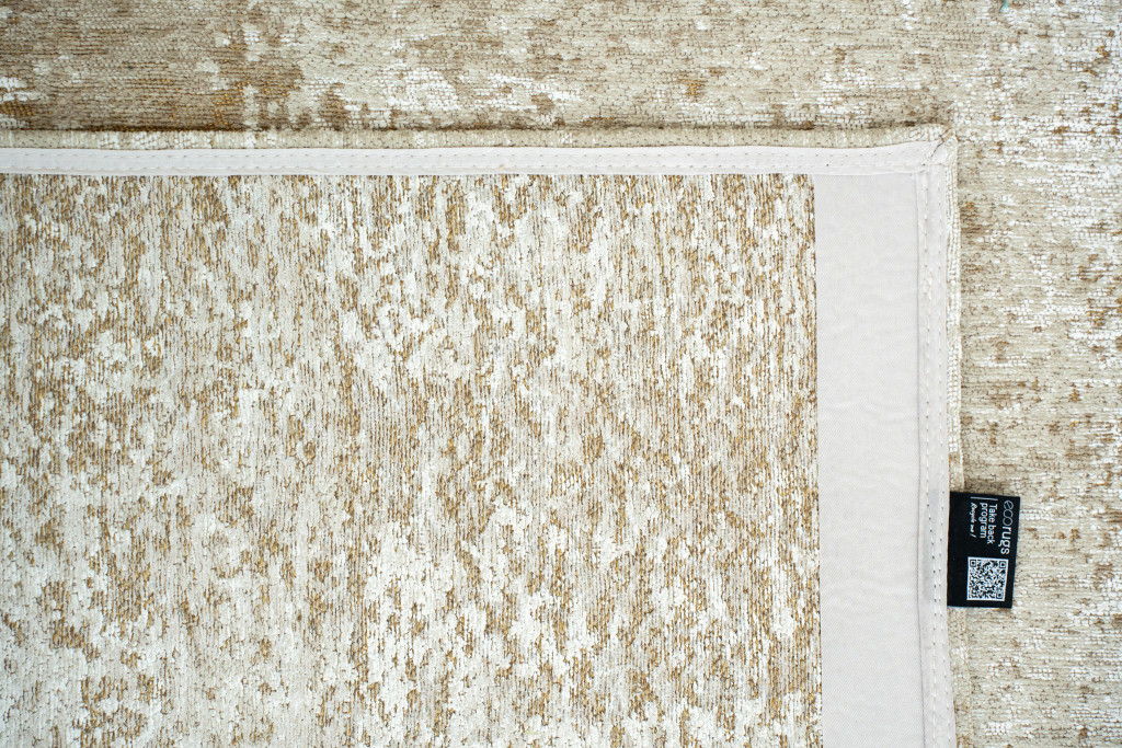 7' X 9' Abstract Washable Area Rug With UV Protection (609894) - Gold / Beige