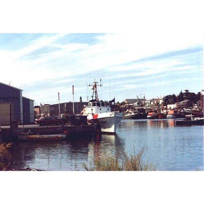 Hand Painted Model Boat (624472) - White