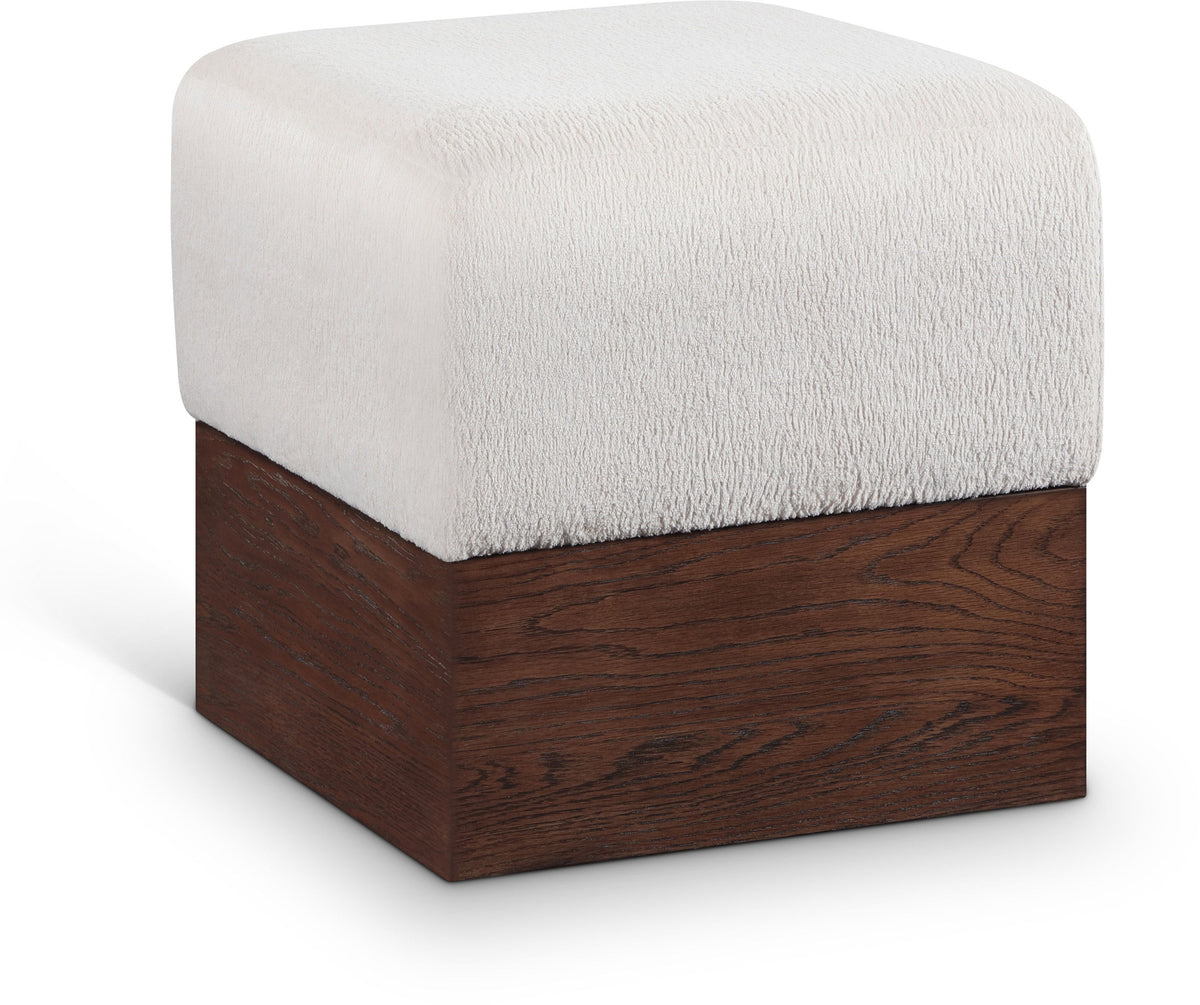 Havre - Ottoman / Stool With Brown Base — Sleeper Sofas by Z Furniture