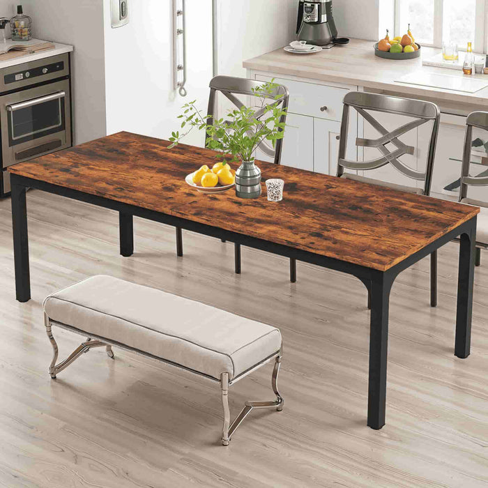46" Solid Wood Dining Room Table - Brown
