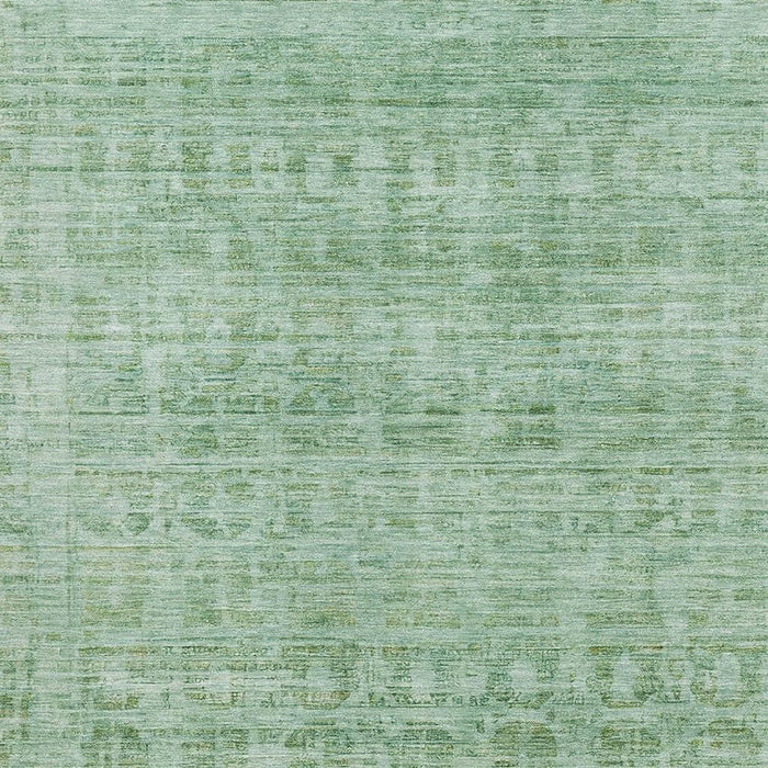 10' X 14' Oriental Washable Area Rug With UV Protection (701015) - Teal / Pale Aqua