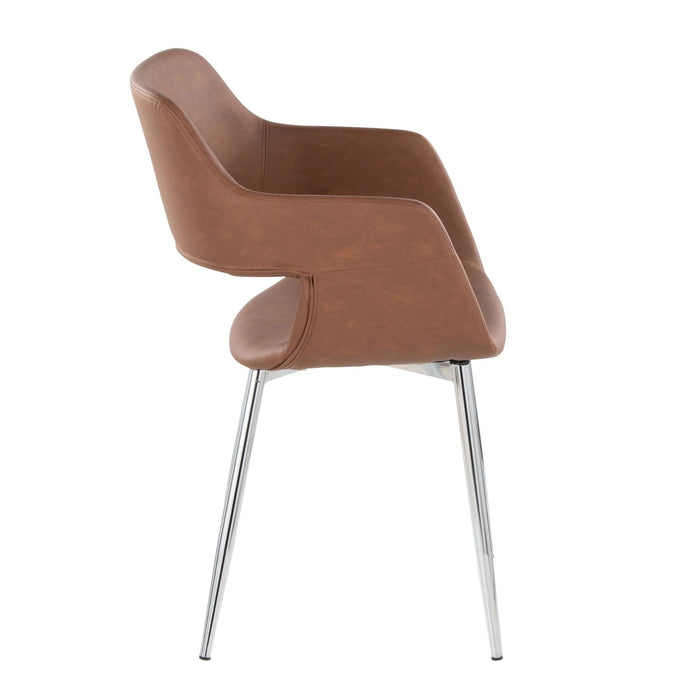 Margarite - Dining / Accent Chair - Chrome Metal (Set of 2)