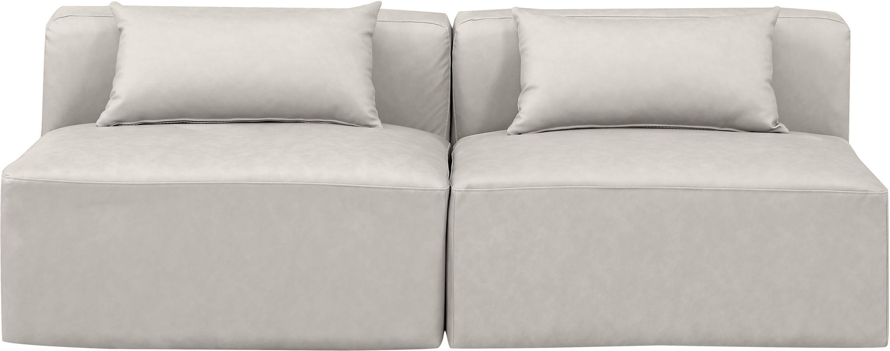 Cube - Modular 2 Seat Armless Sofa