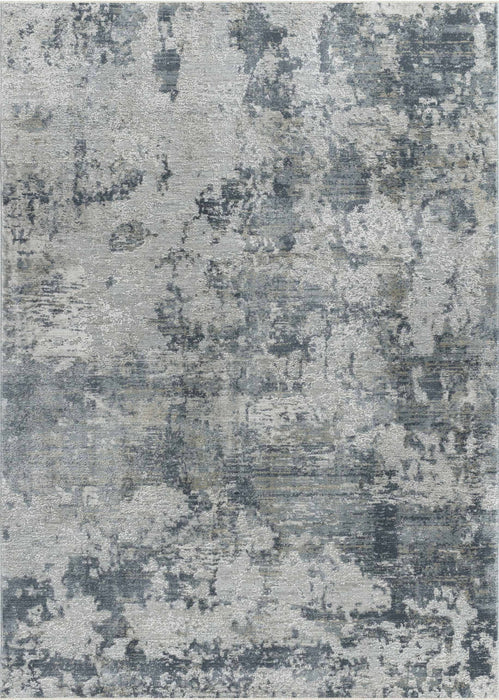 8' x 10' Abstract Power Loom Area Rug - Blue