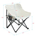 Giga 2-piece outdoor camping chair set with folding, portable design, comfortable seats, and durable steel frames for outdoor use.