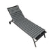 Giga outdoor chaise lounge chair back and seat cushions set, plush and weather-resistant for comfortable outdoor relaxation.